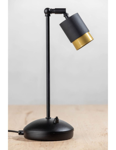 LAMPA GABINETOWA Soul ZŁOTA/CZARNA STRUKTURA