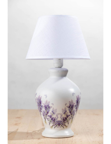 LAMPA CERAMICZNA 4440/DECOR "WISZĄCA LAWENDA"...