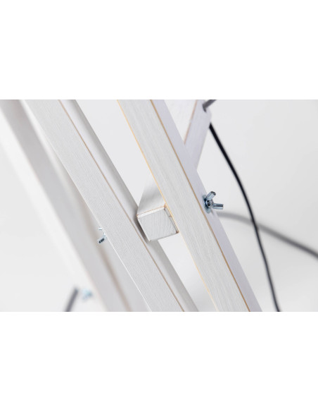 Lampa LOFTOWA podłogowa LOFT SCANDIA ABAŻUR CZARNY/HANDMADE/