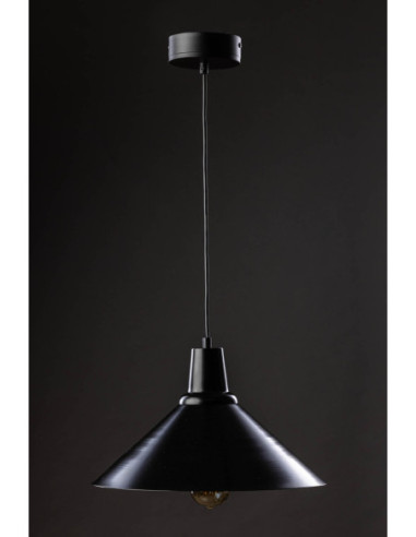 LAMPA WISZĄCA REILING XXL/1/ BLACK & BLACK