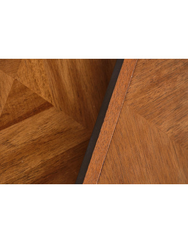 ELZA zestaw 2 ław, orzechowy / czarny (1p 1szt)