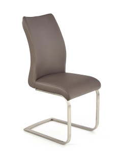 OPAL / metal szczotkowany / ekoskóra szara (1p 2szt)