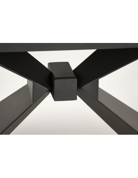 LUCIANO stół rozkładany, blat: niebieski marmur (2p 1szt)