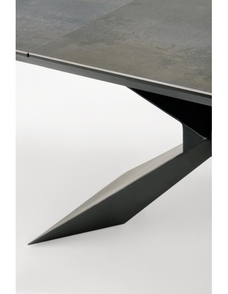 LUCIANO stół rozkładany, blat: niebieski marmur (2p 1szt)