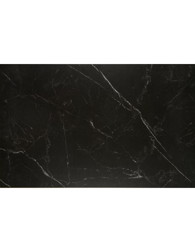 VITORINO stół rozkładany, blat - czarny marmur, nogi - czarny (2p 1szt)