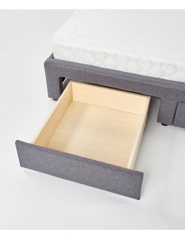BETINA łożko z szufladami popielate (4p 1szt)