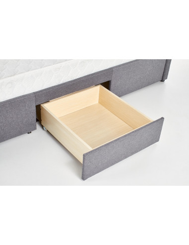 BETINA łożko z szufladami popielate (4p 1szt)