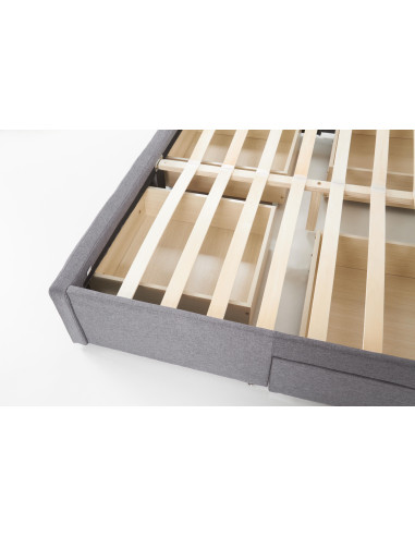 BETINA łożko z szufladami popielate (4p 1szt)