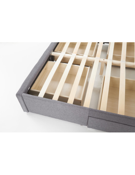 BETINA łożko z szufladami popielate (4p 1szt)