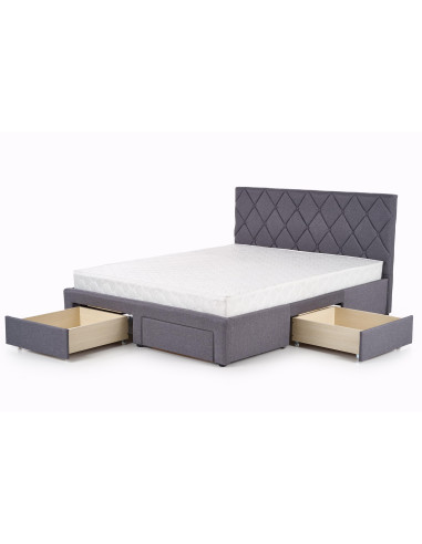 BETINA łożko z szufladami popielate (4p 1szt)