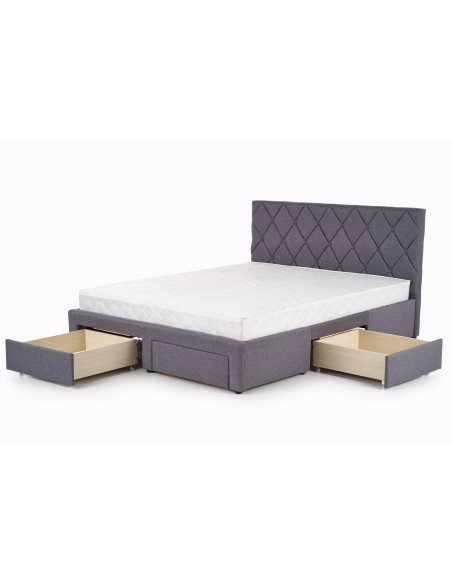 BETINA łożko z szufladami popielate (4p 1szt)