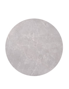 FLAMINGO zestaw 2 ław, popielaty marmur/ czarny (2p 1szt) 2