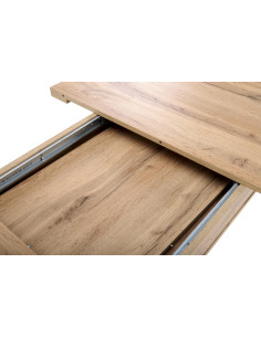 BRANDON stół rozkładany 160-200/90 cm dąb wotan/czarny (2p 1szt) 2