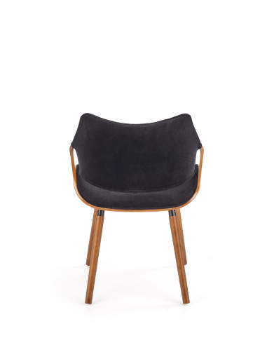 K396 krzesło orzechowy / czarny (1p 1szt)