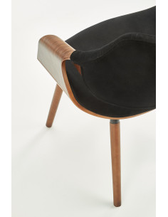 K396 krzesło orzechowy / czarny (1p 1szt) 2