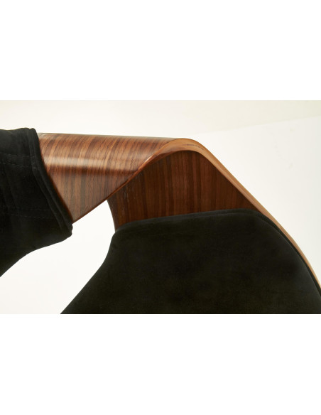 K396 krzesło orzechowy / czarny (1p 1szt)