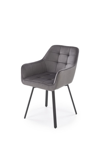 K588 krzesło popielaty (1p 2szt)