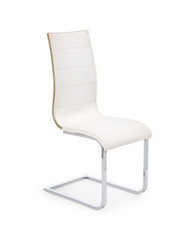 K104 krzesło biały/sonoma ekoskóra 