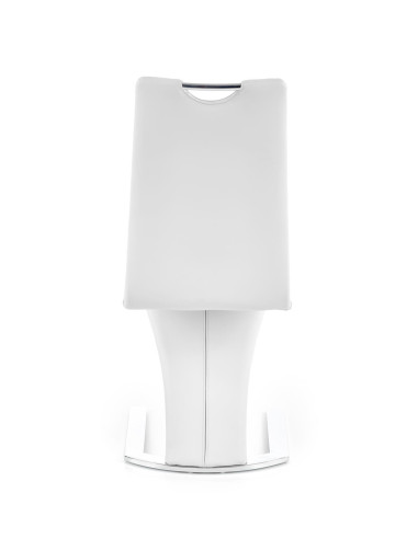 Krzesło CH/188 chrom / eco skóra / białe