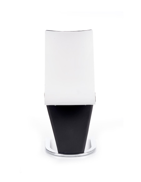 Krzesło ch/194 stal chromowana / eco skóra / czarny