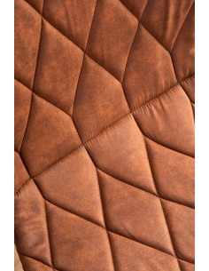 K237 Krzesło Eco-Skóra Loft Brązowy - Styl Loftowy i Komfort 2