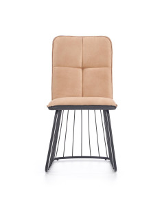 Krzesło K/269 eco skóra / jasny brąz / czarny 2