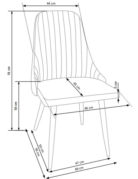 Krzesło CH/285 beżowy