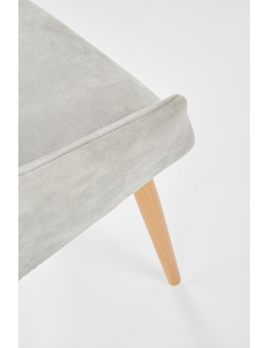 K287 Krzesło Eco-Skóra w Romby Popielata - Nowoczesność i Styl