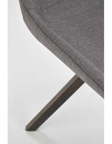 K290 Krzesło Popielaty/Złoty Antyczny - Luksus i Styl