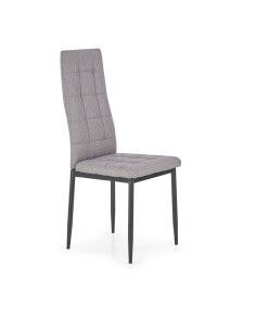 K292 Krzesło Tkanina Pikowana Popiel - Komfort i Elegancja