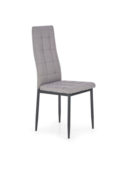 K292 Krzesło Tkanina Pikowana Popiel - Komfort i Elegancja