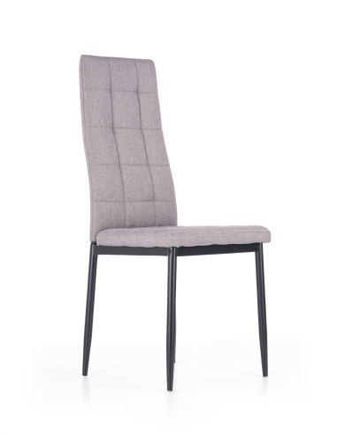 K292 Krzesło Tkanina Pikowana Popiel - Komfort i Elegancja