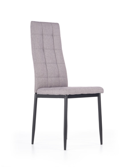K292 Krzesło Tkanina Pikowana Popiel - Komfort i Elegancja