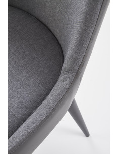 Krzesło CH/333 eco skóra / jasny popiel / ciemny popiel 2