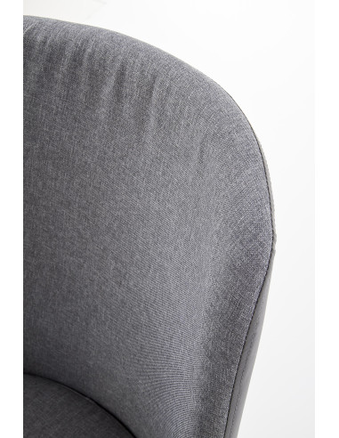 K333 Krzesło Eco-Skóra Jasny/Ciemny Popiel - Nowoczesny Kontrast