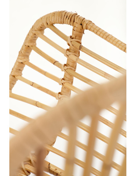 Krzesło CH/335 rattan naturalny / czarny