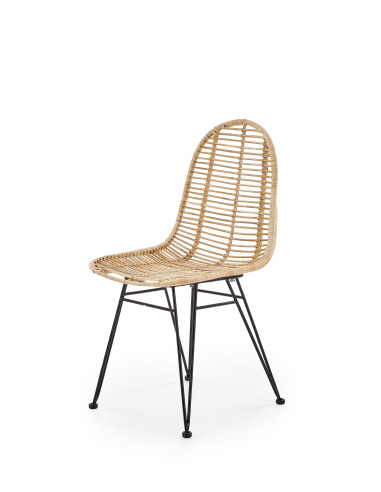 K337 Krzesło Ogrodowe Rattan Naturalny - Elegancja i Naturalny Komfort