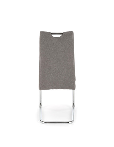 K349 Krzesło na Płozach Chrom/Popiel - Design i Komfort