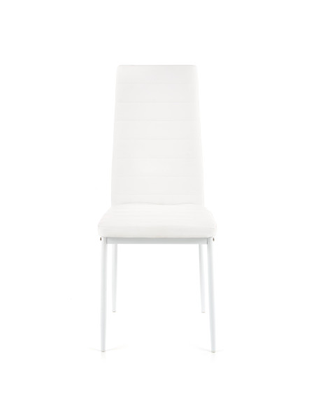 K70 Krzesło Eco-Skóra Biały - Czysta Elegancja i Nowoczesność