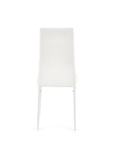 K70 Krzesło Eco-Skóra Biały - Czysta Elegancja i Nowoczesność