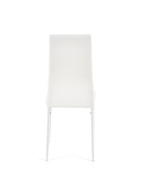 K70 Krzesło Eco-Skóra Biały - Czysta Elegancja i Nowoczesność