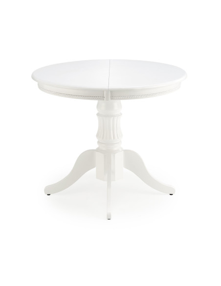 WILLIAM Okrągły Stół Rozkładany Biały - Funkcjonalność i Elegancja
