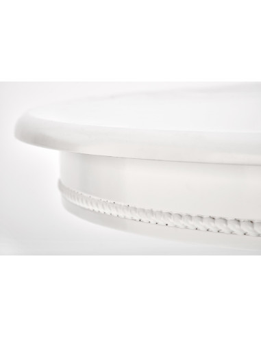 WILLIAM Okrągły Stół Rozkładany Biały - Funkcjonalność i Elegancja