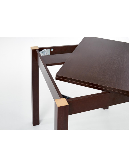 GRACJAN Stół Rozkładany Ciemny Orzech 80-160cm - Elegancja i Styl