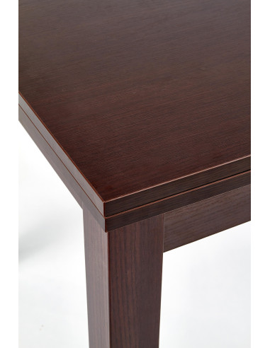 GRACJAN Stół Rozkładany Ciemny Orzech 80-160cm - Elegancja i Styl