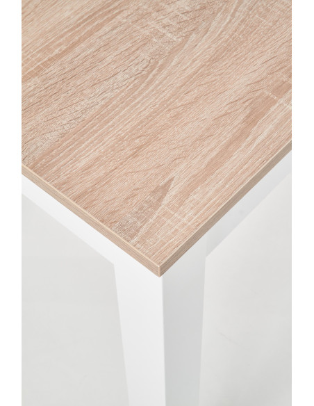 KSAWERY Stół 120/68 Dąb Sonoma/Biały - Harmonia Kolorów i Stylu