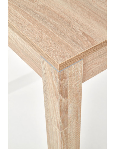 MAURYCY Stół Rozkładany 118-158cm Dąb Sonoma - Harmonijny Design