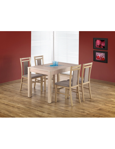 MAURYCY Stół Rozkładany 118-158cm Dąb Sonoma - Harmonijny Design