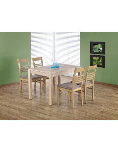 MAURYCY Stół Rozkładany 118-158cm Dąb Sonoma - Harmonijny Design