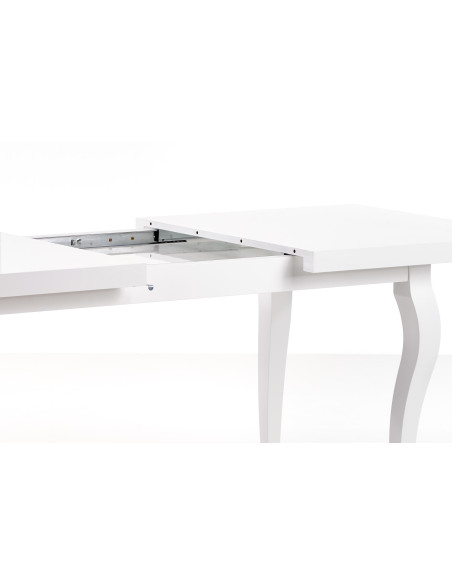 MOZART Stół Rozkładany 140-180cm Biały - Nowoczesność i Praktyczność